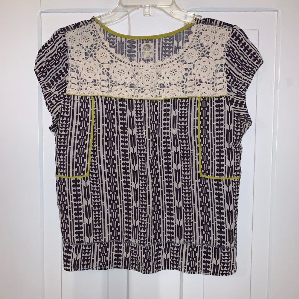 Anthropologie Tiny "Plein Air"  Top
